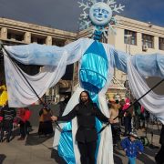 Papusi Uriase giant puppet The Sky Iasi