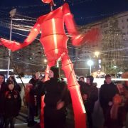 Papusi Uriase giant puppet The Sky Iasi