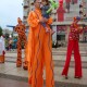 Catalige Picioroange Stilts Trupa de Dans si Entertainment The Sky Iasi by Adrian Stefan