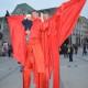 Catalige Picioroange Stilts Trupa de Dans si Entertainment The Sky Iasi by Adrian Stefan